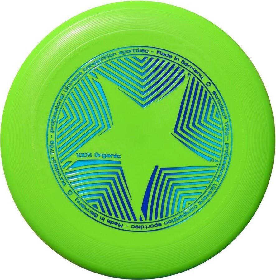 Eurodisc Frisbee Ultimate-Star 175 gram Groen