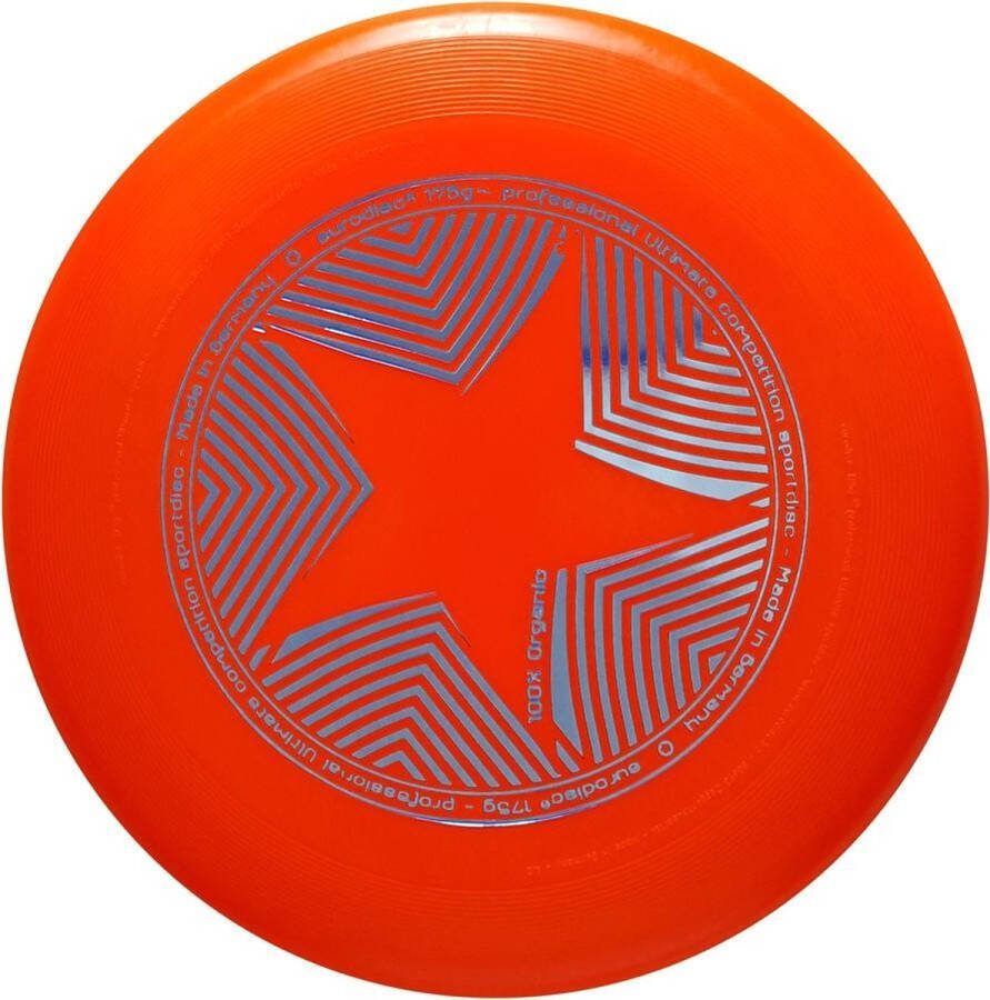 Eurodisc Frisbee Ultimate-Star 175 gram Oranje