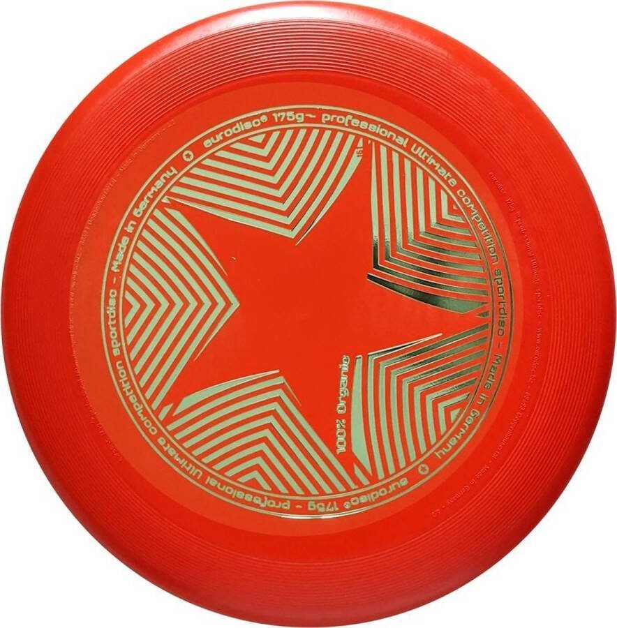 Eurodisc Frisbee Ultimate-Star 175 gram Rood
