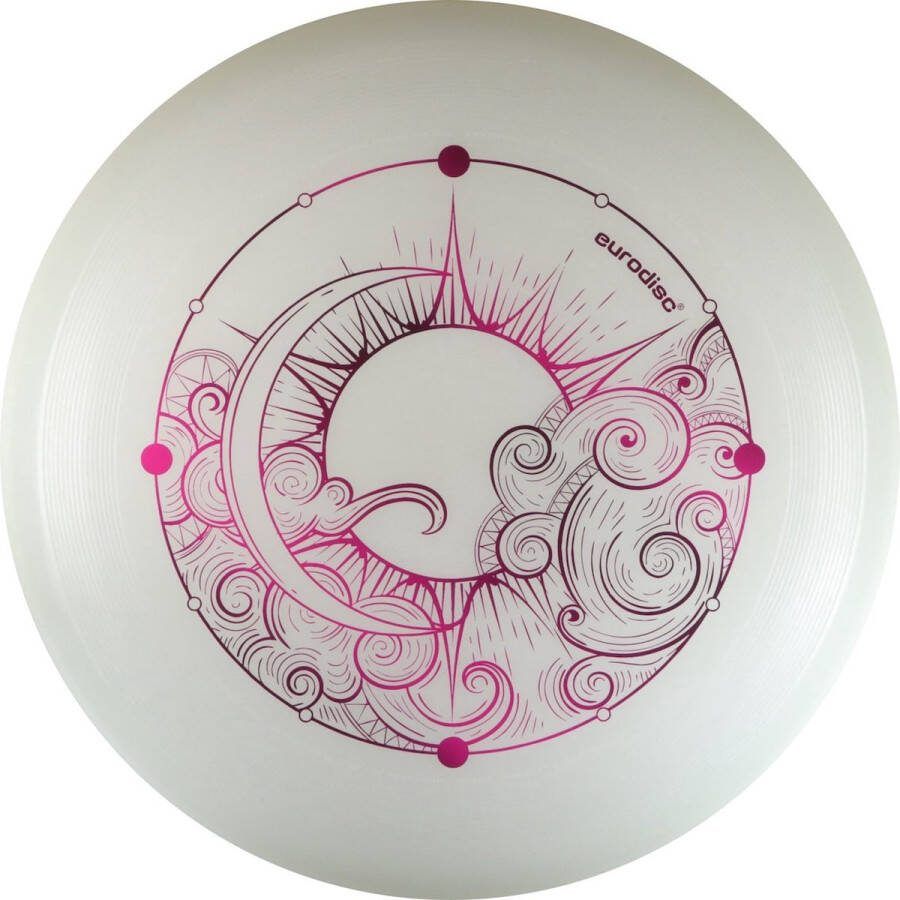 Eurodisc Superglow 175gr Ultimate Frisbee Glow in the dark Groene print