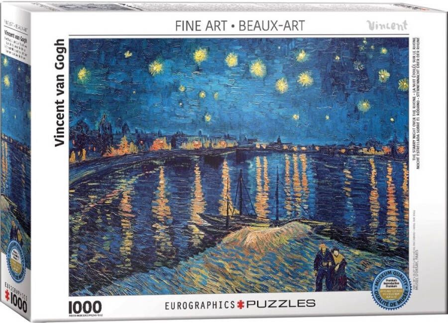 Eurographics Eurografiek De Sterrennacht boven de Rhône Vincent van Gogh (1000)