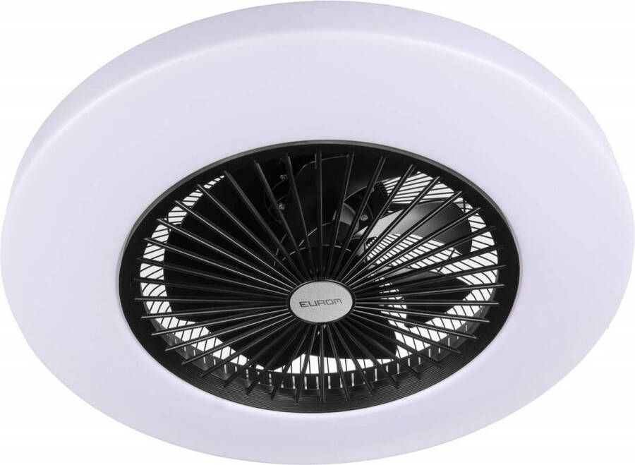 Eurom Ceiling fan LRC Black Lamp en ventilator in 1 ø 30 cm 385298