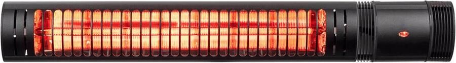 Eurom Golden 2000 Slim Terrasverwarmer elektrisch Aluminium Zwart