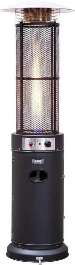 Eurom Flameheater Round 11000 Patioheater Terrasverwarmer Zwart