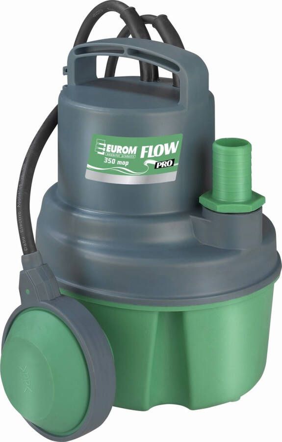 Eurom Flow Pro 350 mop schoonwaterpomp 350W Dompelpomp Dweilpomp