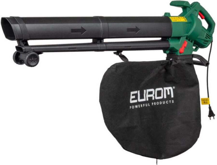 Eurom Gardencleaner 3001 Bladblazer 3000 Watt Zuigcapaciteit: 0.22 M³ Min