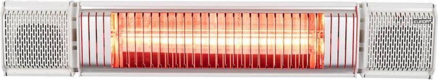 Eurom Heat and Beat White Terrasverwarmer elektrisch Aluminium Wit - Foto 2
