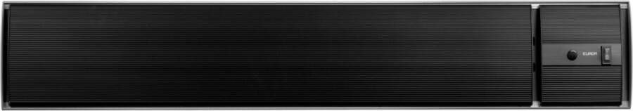 Eurom Outdoor Heatpanel 1800 Watt Remote Control- Terrasverwarmer elektrisch Aluminium Zwart - Foto 2