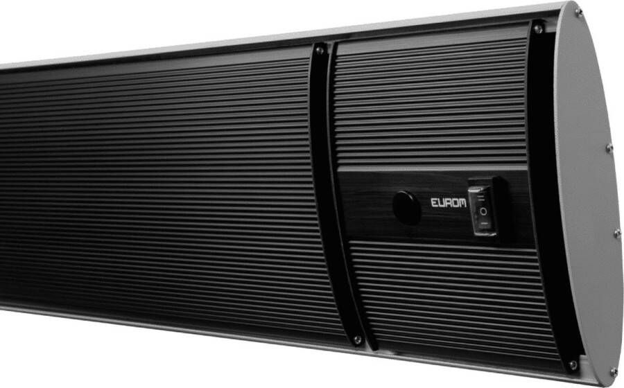 Eurom Outdoor Heatpanel 2400 Remote Control Terrasverwarmer elektrisch Aluminium Zwart - Foto 2