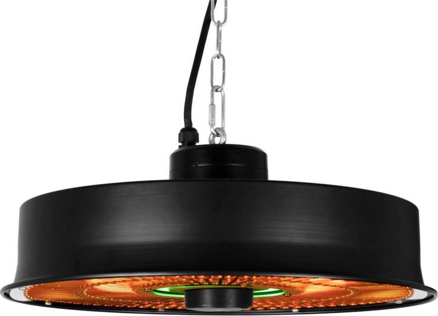 Eurom Partytent Heater 1500 RC Hangend Inclusief Afstandsbediening Aluminium Zwart