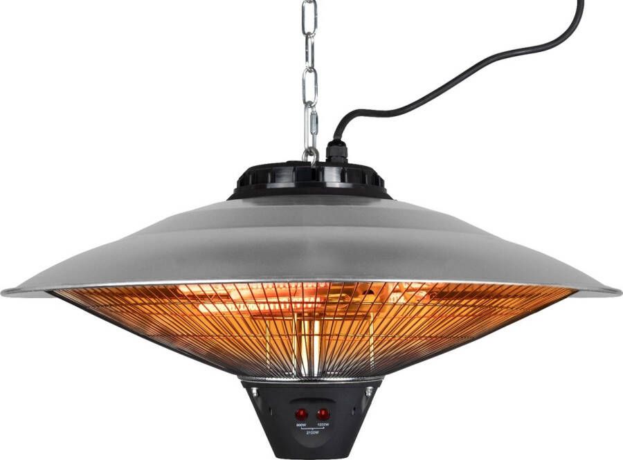 EUROM Partytentheater 2100 Hangende terrasverwarmer Grijs Elektrisch