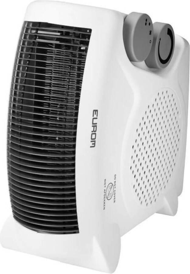 Eurom PRO TIJDELIJK 60% KORTING!! Ventilator kachel 2000w 2 standen Wit Tot 22m² Mini kachel BIJNA UITVERKOCHT!