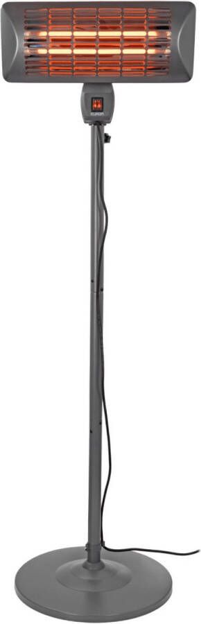 Eurom Terrasverwarmer| Q-time 2000S| Elektrisch 2000 Watt Staand 2 Standen Horeca & Professioneel