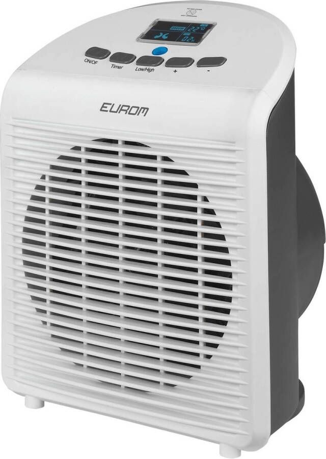 Eurom Safe-t-Fan heater 2000 LCD Fanheater Ventilatorkachel Wit