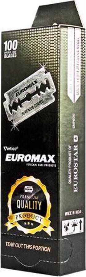 Euromax blade Scheermesjes mannen 100st Double Edge scheermesjes Shavette Voor gezicht safety razor blades