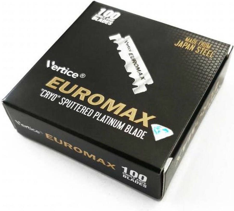 Euromax Scheermesjes mannen Wegwerpscheermesjes |100 Single Edge Blades