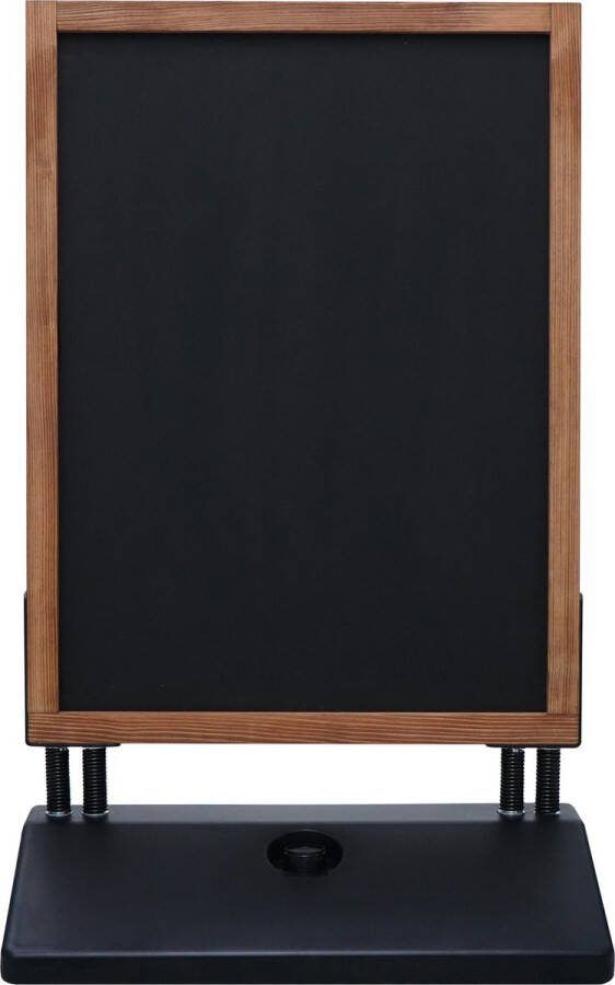 Europel Krijt Stoepbord met Swing 70x100cm Dubbelzijdige presentatie Geschikt voor binnen en buiten