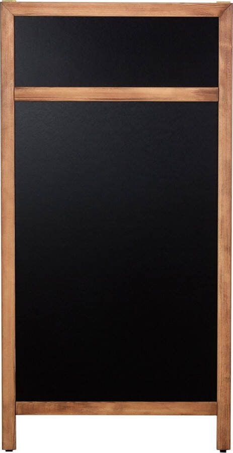 Europel Stoepbord Deluxe Krijtbord Dennenhout 66 x 128cm Geschikt voor binnen en buiten Incl. top