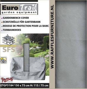 Eurotrail Beschermhoes voor loungebank 150x78x115 70 cm grijs