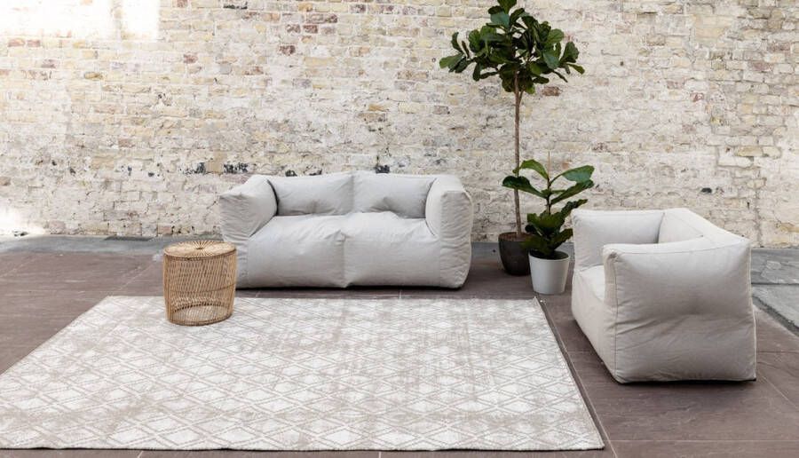 Eva Interior Buiten vloerkleed Frost Bruin grijs- dubbelzijdig Polypropyleen 280 x 380 (XXL)