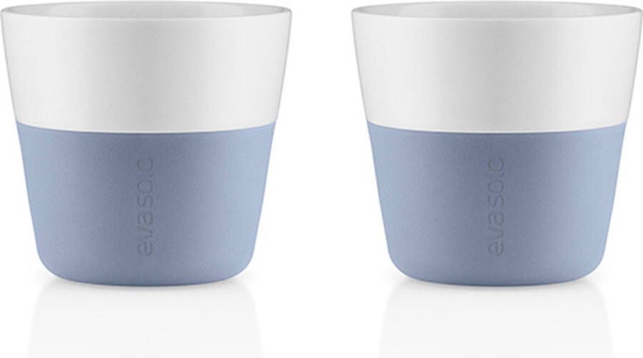 Eva Solo Beker voor Lungo Set van 2 Stuks Blue Sky Porselein Blauw