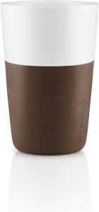 Eva Solo Caffe Latte Koffiekopjes set van 2 stuks Koffiebruin
