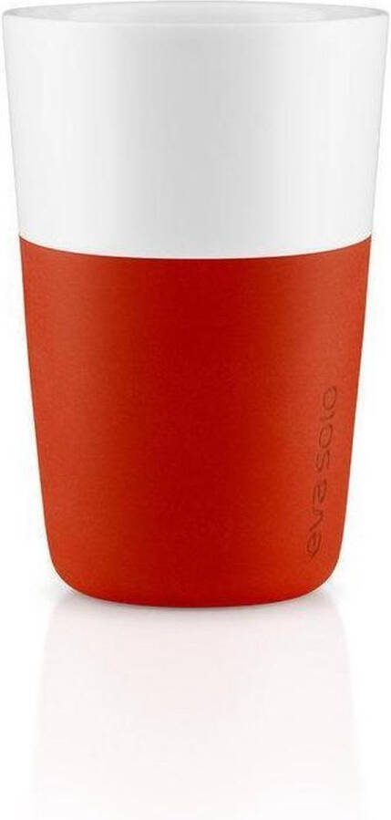 Eva Solo Caffe Latte kopje oranje set van 2