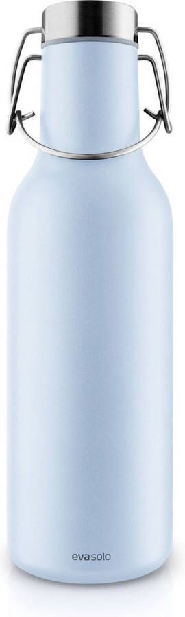 Eva Solo Drinkbeker Cool Thermos 700 ml Soft Blue Blauw Roestvast Staal Siliconen