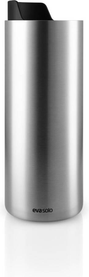 Eva Solo Drinkbeker Urban Thermos 350 ml Black Zwart Gerecycled Roestvast Staal Kunststof