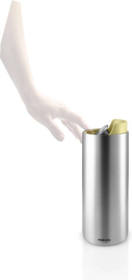 Eva Solo Drinkbeker Urban Thermos 350 ml Champagne Groen Zilver Gerecycled Roestvast Staal Kunststof