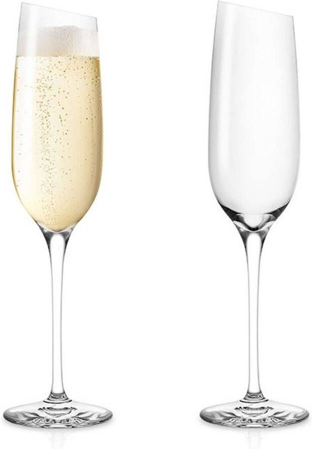 Eva Solo Glas Champagne 200 ml Set van 2 Stuks Transparant Glas