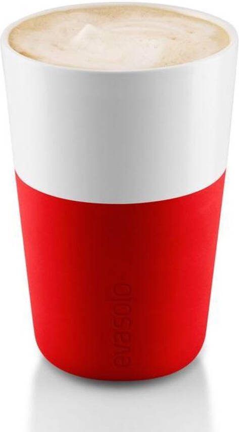Eva Solo Latte beker Strawberry Red set 2 st