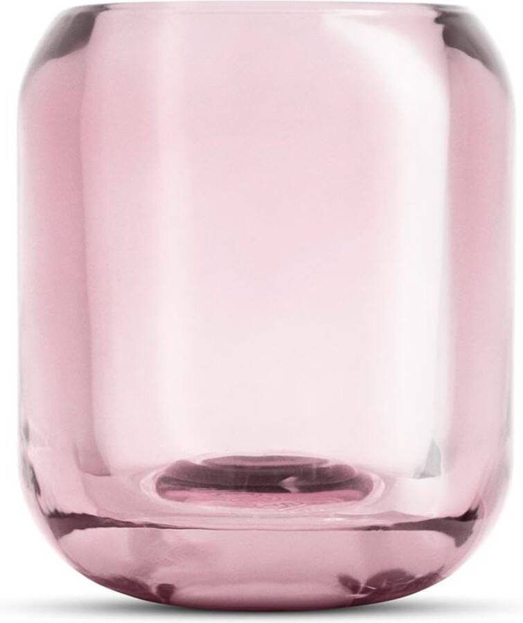 Eva Solo Acorn Theelichthouder Set van 2 Stuks Rose Glas Roze