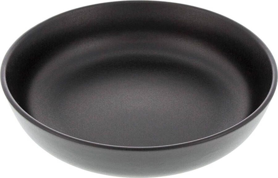 Eva Solo Nordic Kitchen Bord Diep Ø 20 cm Zwart Aardewerk