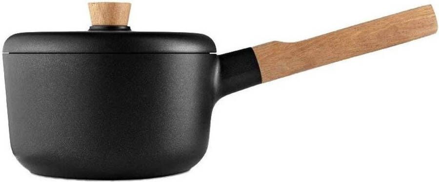 Eva Solo Nordic Kitchen Gietaluminium Slip-Let Non-Stick Steelpan Ø 16 cm Hout Zwart