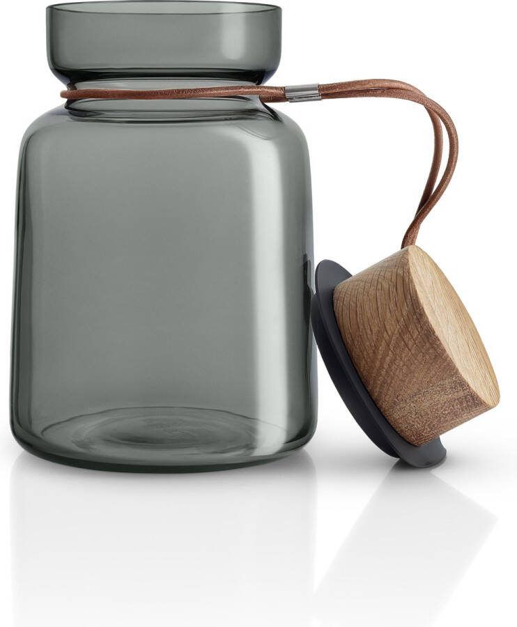 Eva Solo Nordic Kitchen Silhouette Voorraadpot 1 liter Glas Zilver