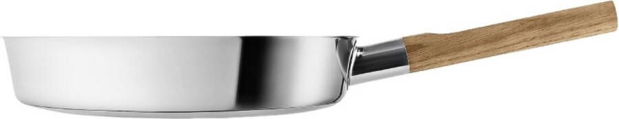 Eva Solo Nordic Kitchen Stainless Steel Slip-Let Non-Stick Koekenpan Ø 24 cm Roestvast Staal Zilver