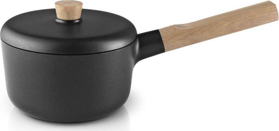 Eva Solo Nordic Kitchen Gietaluminium Slip-Let Non-Stick Steelpan Ø 16 cm Hout Zwart