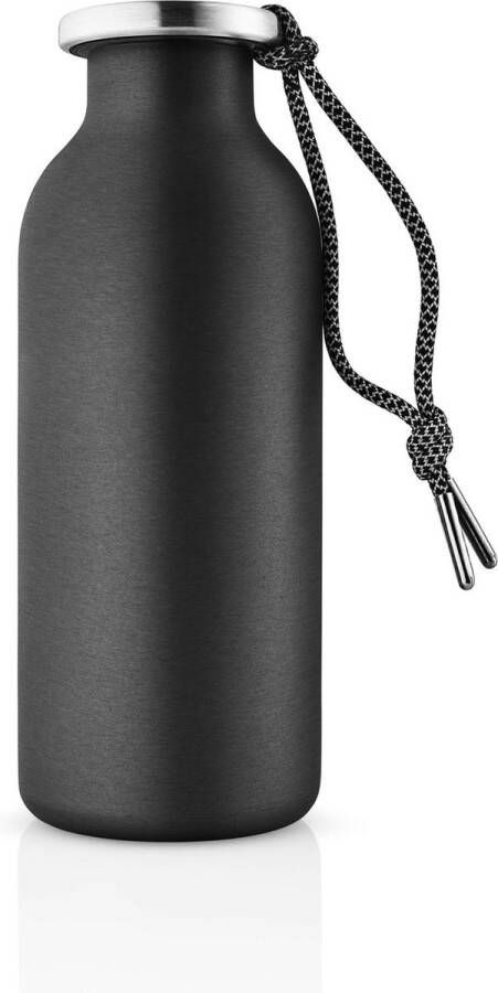 Eva Solo Thermosfles 24 12 To Go 500 ml Black Zwart Roestvast Staal Kunststof Nylon