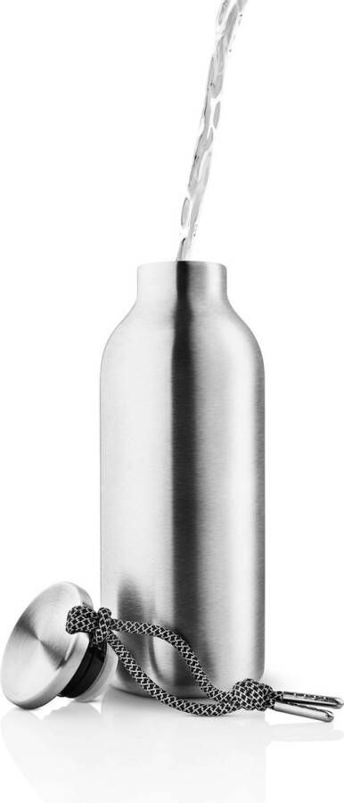 Eva Solo Thermosfles 24 12 To Go 500 ml Stainless Steel Zilver Roestvast Staal Kunststof Nylon