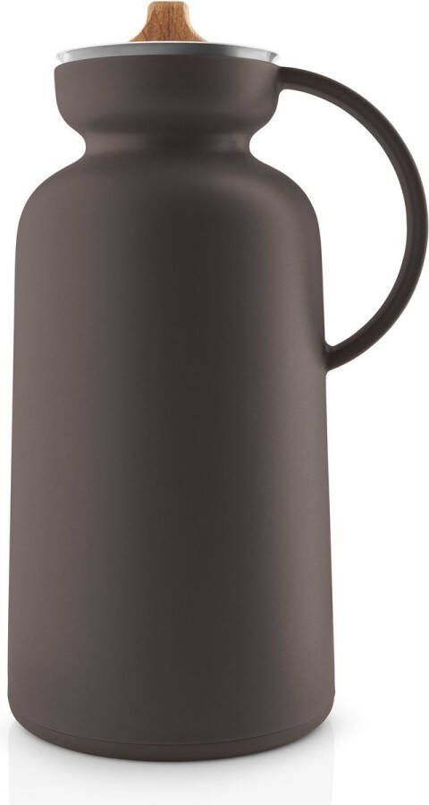 Eva Solo Thermoskan Silhouette Bruin Chocolate 1L Kunststof RVS Eik