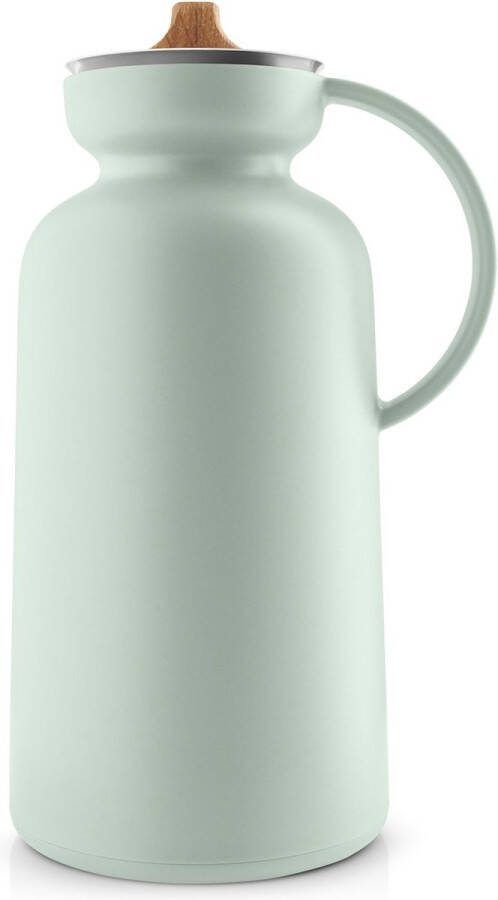 Eva Solo Thermoskan Silhouette Groen Sage 1L Kunststof RVS Eik