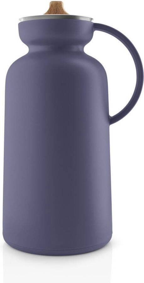 Eva Solo Thermoskan Silhouette Paars Violet Blue 1L Kunststof RVS Eik
