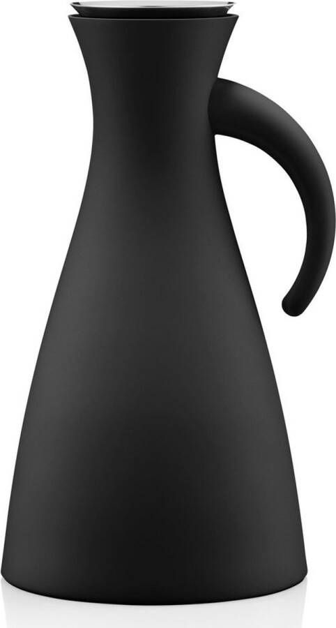 Eva Solo Thermoskan Vacuüm Kan Mat Zwart 1 Liter Kunststof RVS