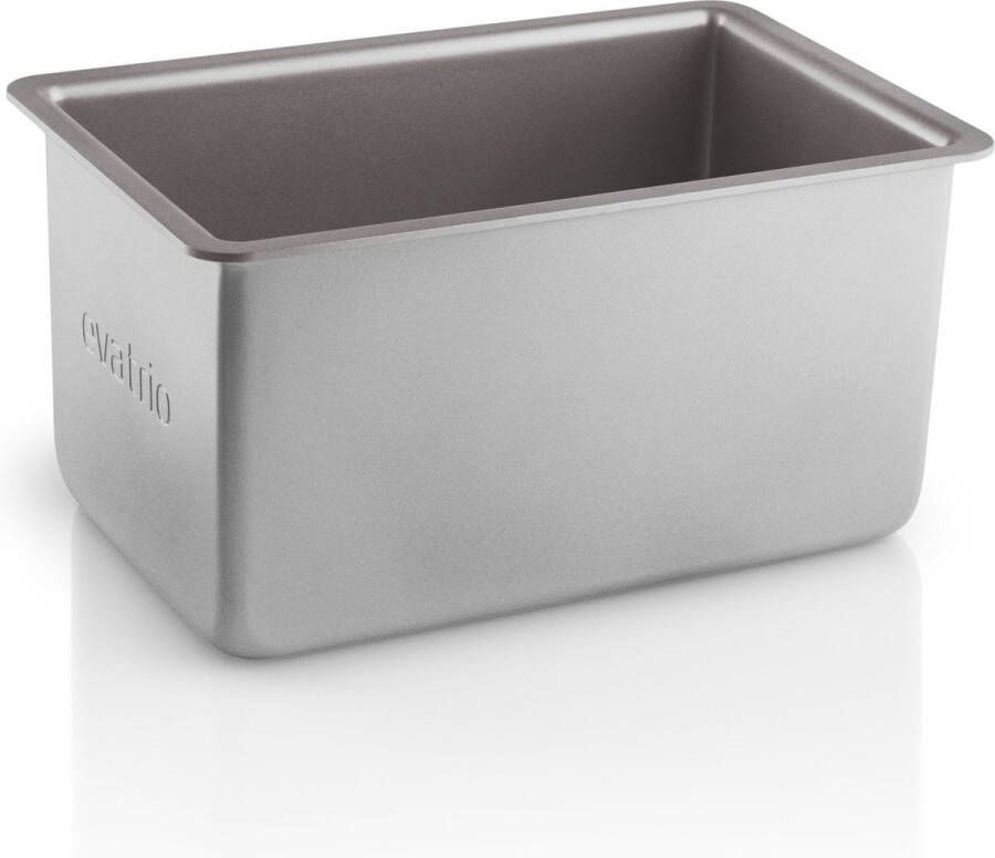 Eva Trio Broodvorm 2 liter Grijs Roestvast Staal Metaal Aluminium