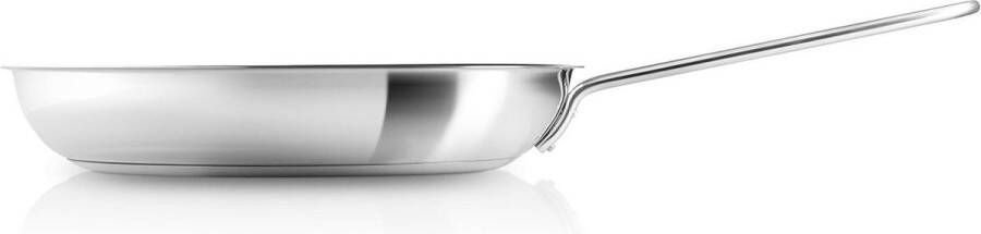 Eva Trio Stainless Steel Slip-Let Ceramic Koekenpan Ø 24 cm Roestvast Staal Zilver