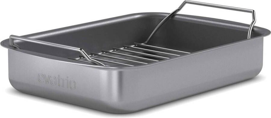 Eva Trio Professional Braadslede 26x19 cm Aluminium Grijs