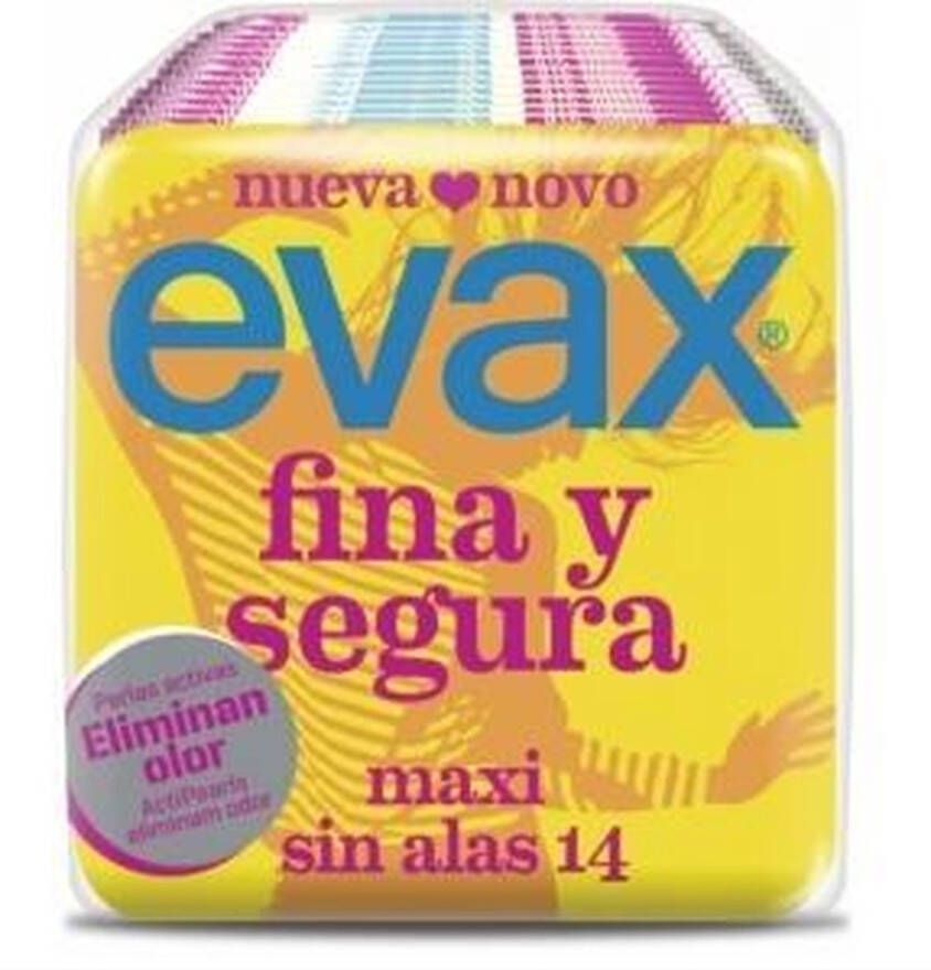 Evax Maxi Maandverband zonder vleugels FINA & SEGURA (13 uds)