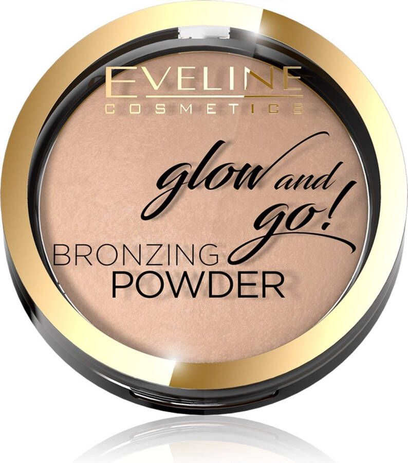 Eveline Cosmetics Eveline Glow And Go! Bronzing Powder Powder Bronzer In Stone 01 Go Hawaii 8.5G