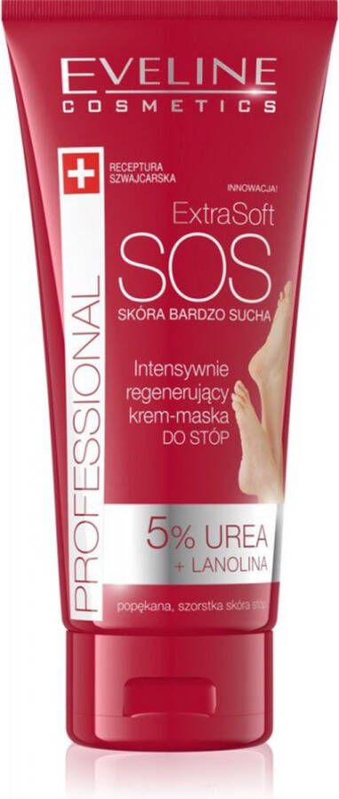 Eveline Cosmetics Extra Soft Sos Regenerating Foot Cream 100ml